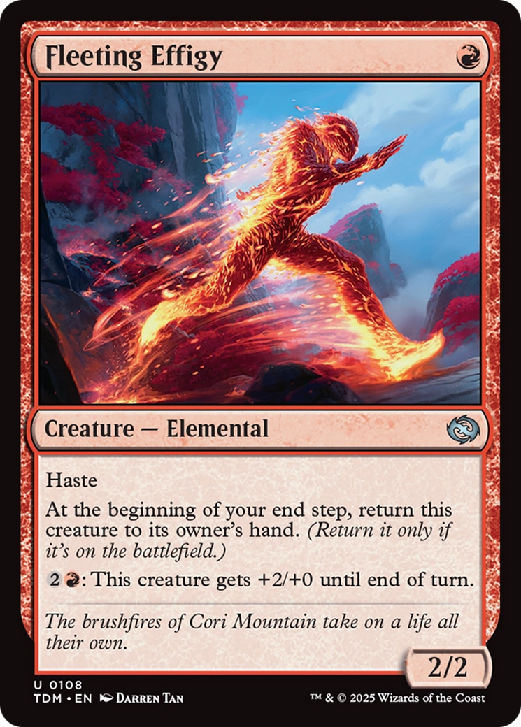 Fleeting Effigy [Tarkir: Dragonstorm] | Tacoma Games