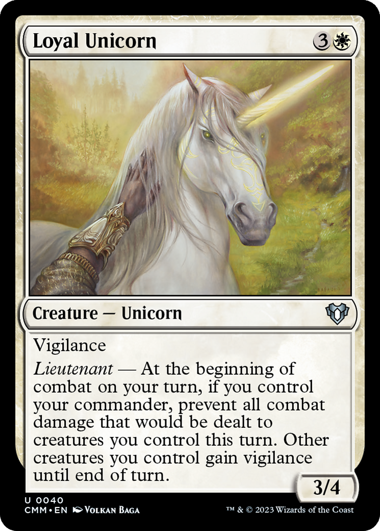 Loyal Unicorn [Commander Masters] | Tacoma Games