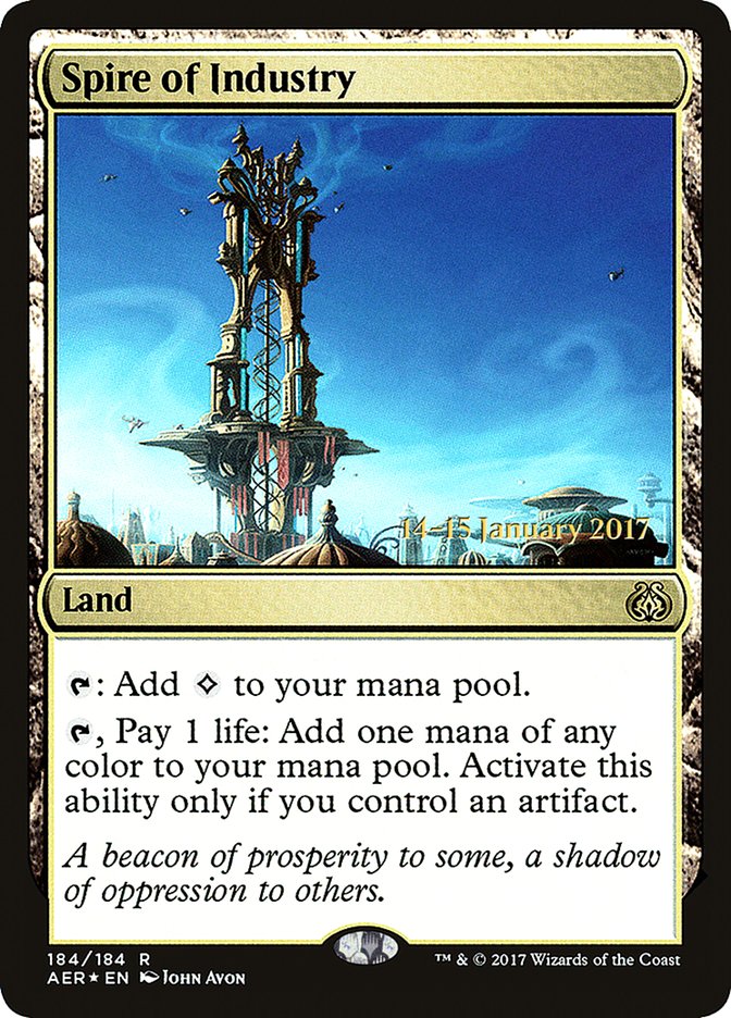 Spire of Industry [Aether Revolt Prerelease Promos] | Tacoma Games