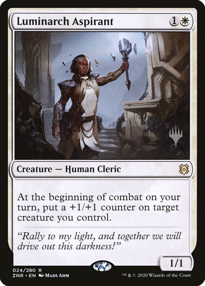 Luminarch Aspirant (Promo Pack) [Zendikar Rising Promos] | Tacoma Games
