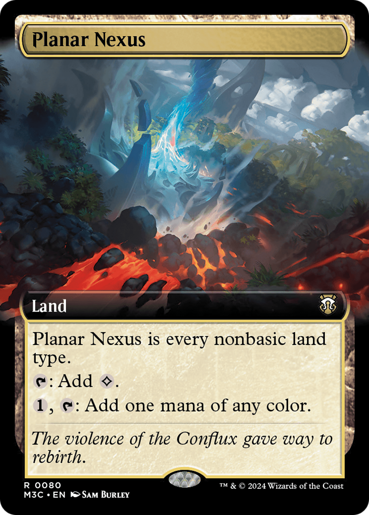 Planar Nexus (Extended Art) (Ripple Foil) [Modern Horizons 3 Commander] | Tacoma Games