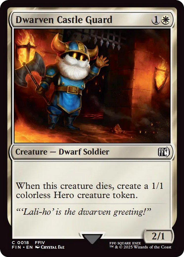 Dwarven Castle Guard [FINAL FANTASY] | Tacoma Games