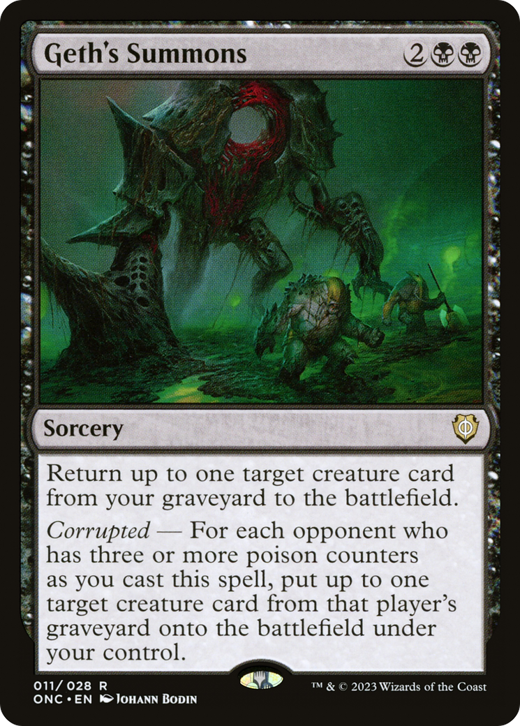 Geth's Summons [Phyrexia: All Will Be One Commander] | Tacoma Games