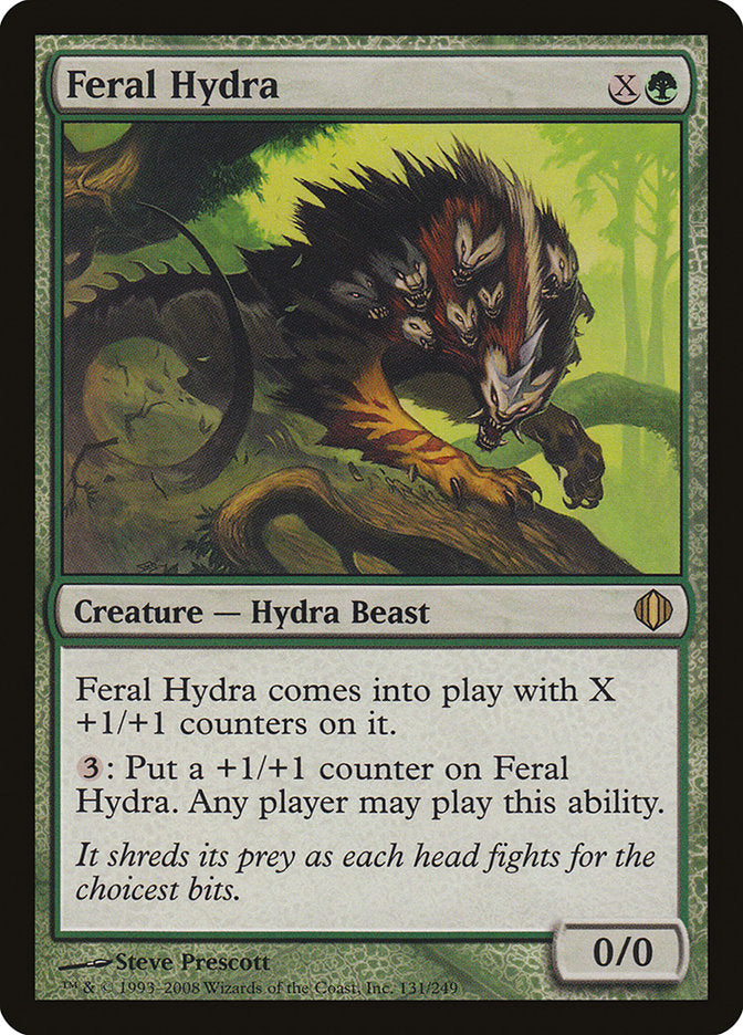 Feral Hydra (Oversized) [Oversize Cards] | Tacoma Games