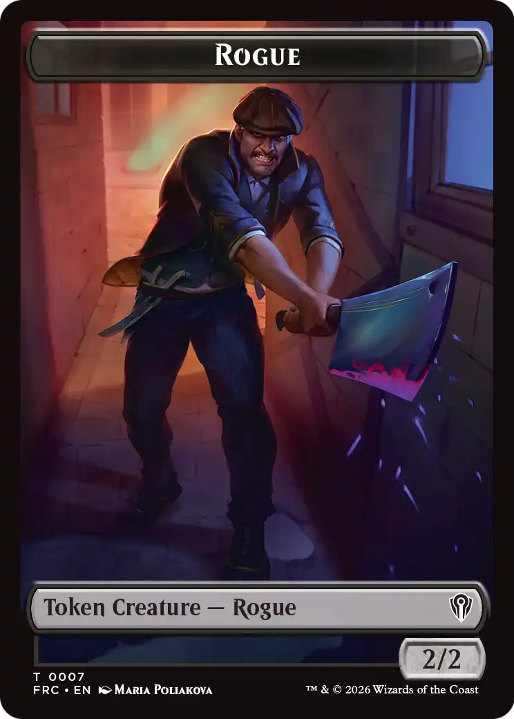 Insect // Rogue Double-Sided Token [Reality Fracture Commander Tokens] | Tacoma Games