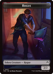 Insect // Rogue Double-Sided Token [Reality Fracture Commander Tokens] | Tacoma Games