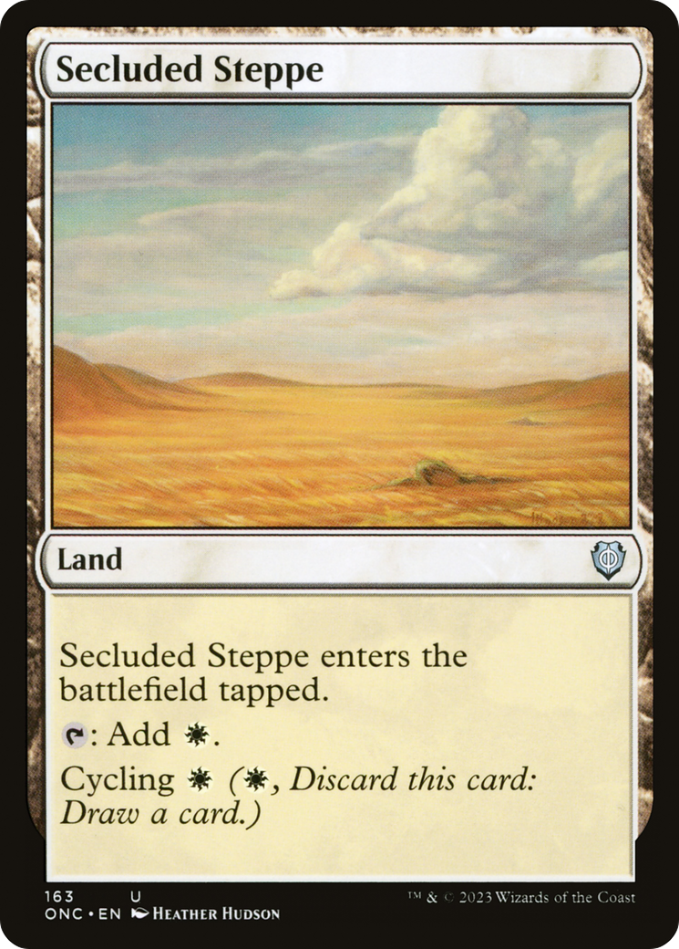 Secluded Steppe [Phyrexia: All Will Be One Commander] | Tacoma Games