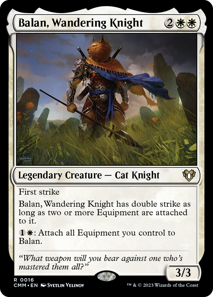 Balan, Wandering Knight [Commander Masters] | Tacoma Games