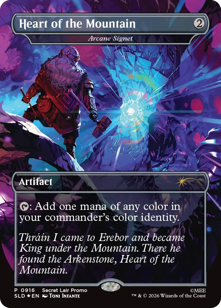 Heart of the Mountain - Arcane Signet [Secret Lair Drop Series] | Tacoma Games