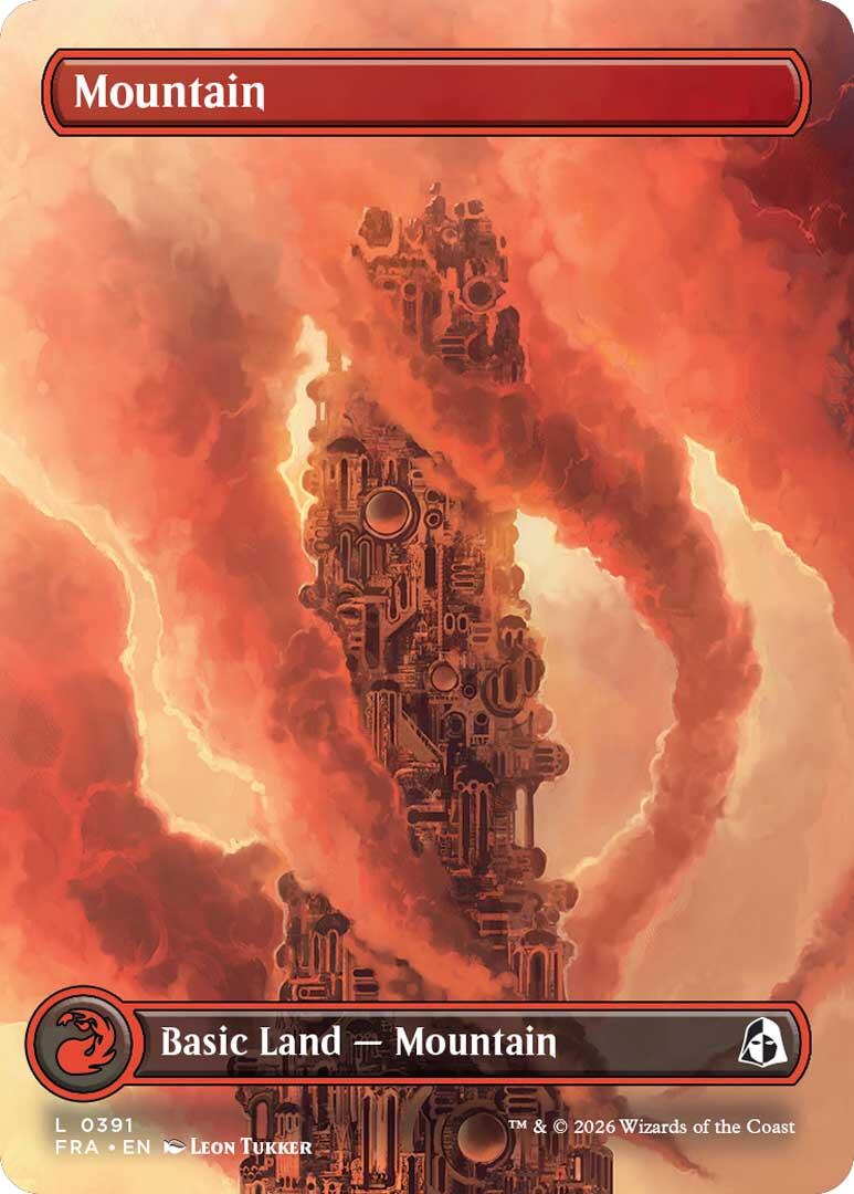 Mountain (Borderless) (0391) [Reality Fracture] | Tacoma Games