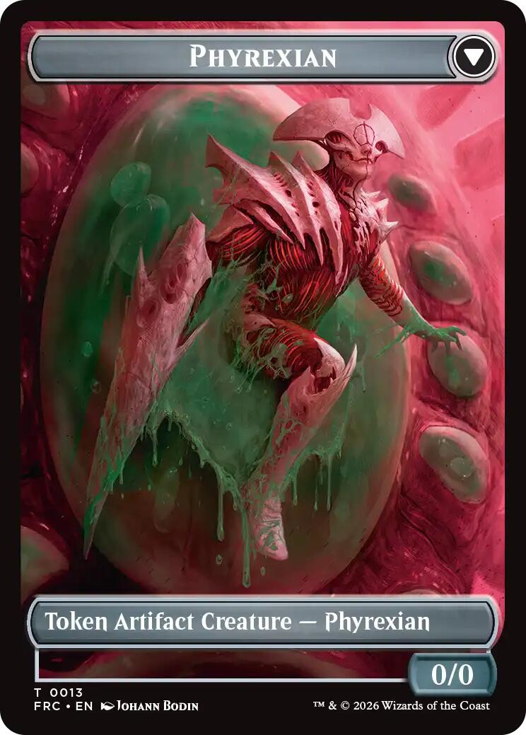 Phyrexian // Incubator Double-Sided Token [Reality Fracture Commander Tokens] | Tacoma Games