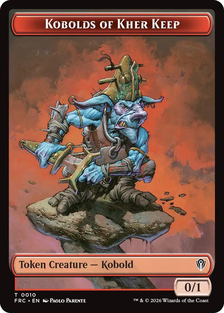 Kobolds of Kher Keep // Phyrexian Mite Double-Sided Token [Reality Fracture Commander Tokens] | Tacoma Games