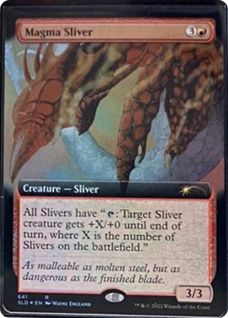 Magma Sliver (Extended Art) [Secret Lair Drop Series] | Tacoma Games