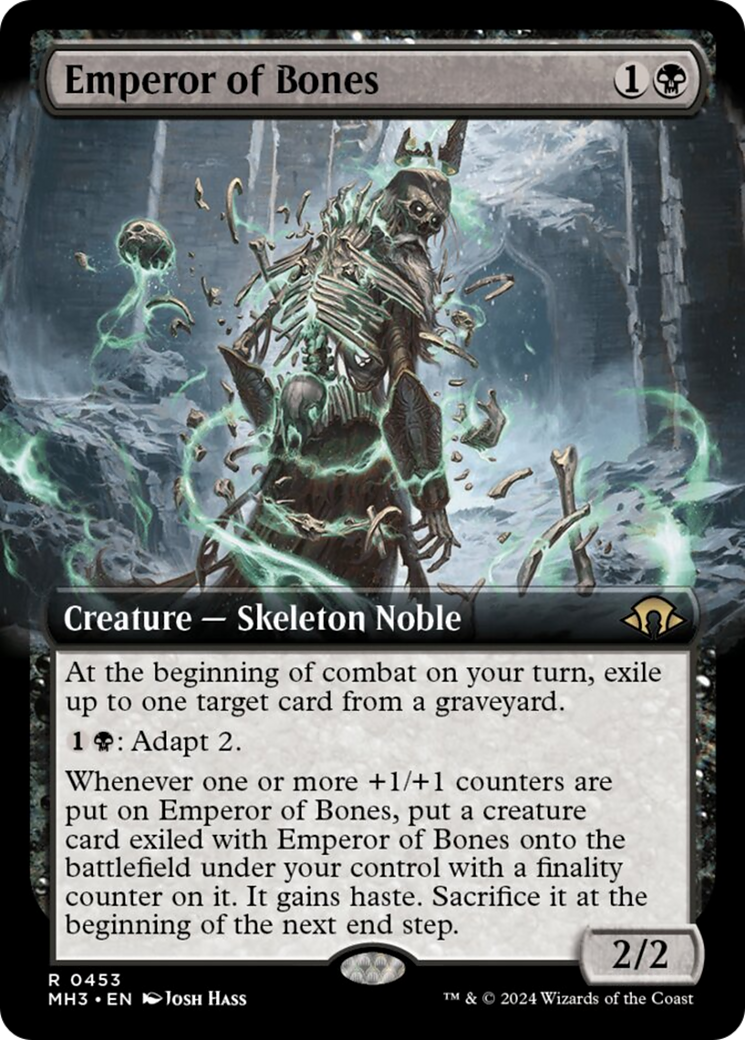 Emperor of Bones (Extended Art) [Modern Horizons 3] | Tacoma Games