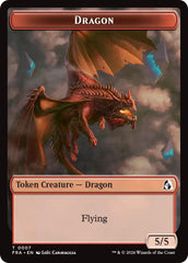 Dragon // Forest Tentacle Double-Sided Token [Reality Fracture Tokens] | Tacoma Games