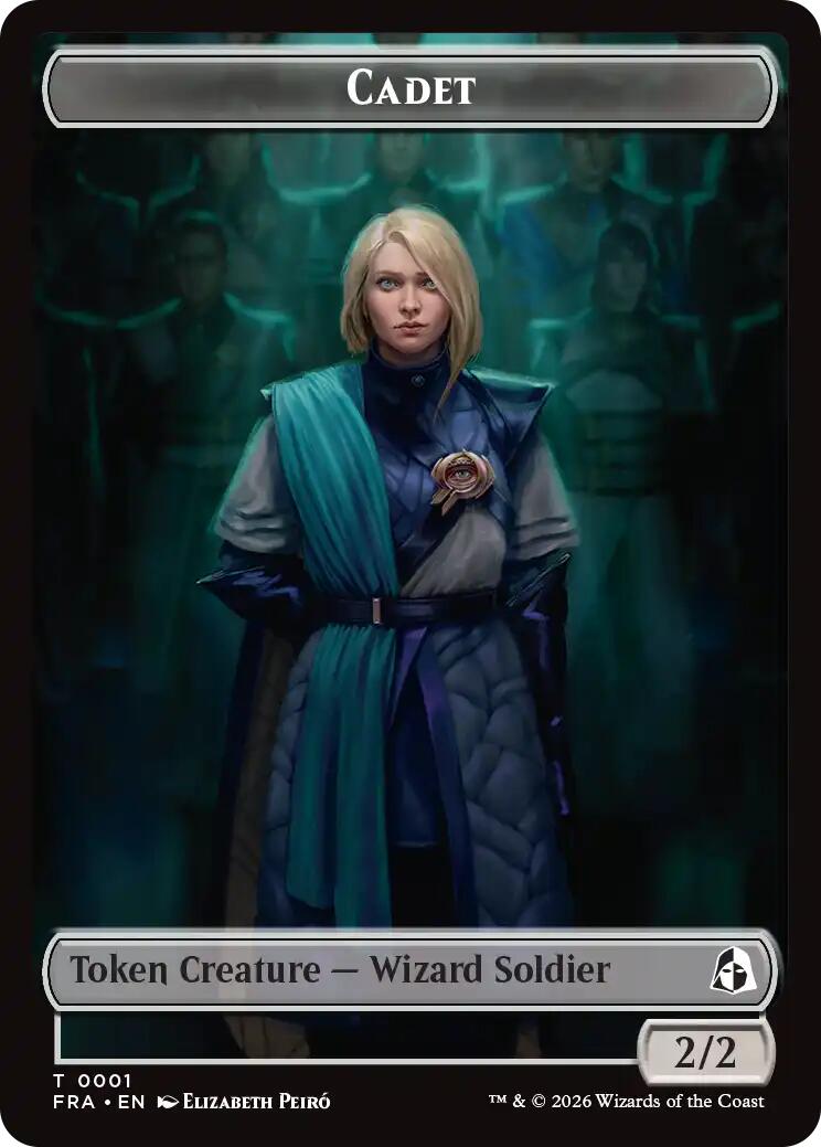 Cadet // Beast Double-Sided Token [Reality Fracture Tokens] | Tacoma Games