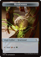 Heartwood // Thopter Double-Sided Token [Reality Fracture Tokens] | Tacoma Games