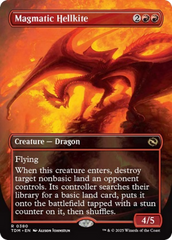 Magmatic Hellkite (Borderless) [Tarkir: Dragonstorm] | Tacoma Games