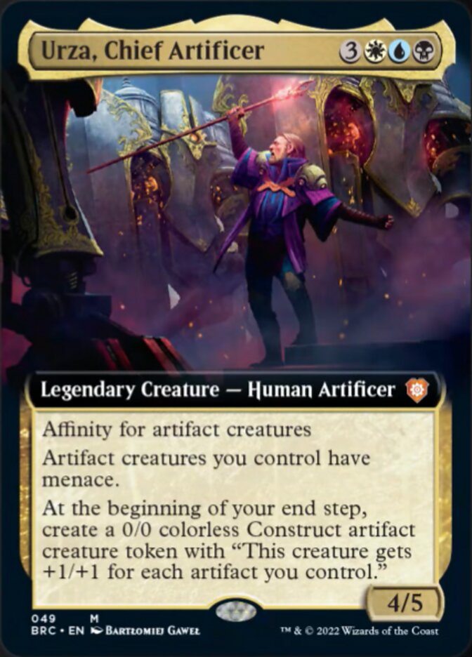 Urza, Chief Artificer (Extended Art) [The Brothers' War Commander] | Tacoma Games