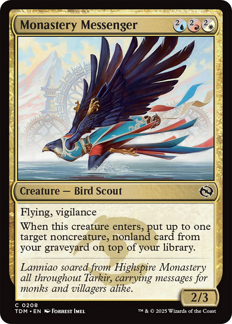 Monastery Messenger [Tarkir: Dragonstorm] | Tacoma Games