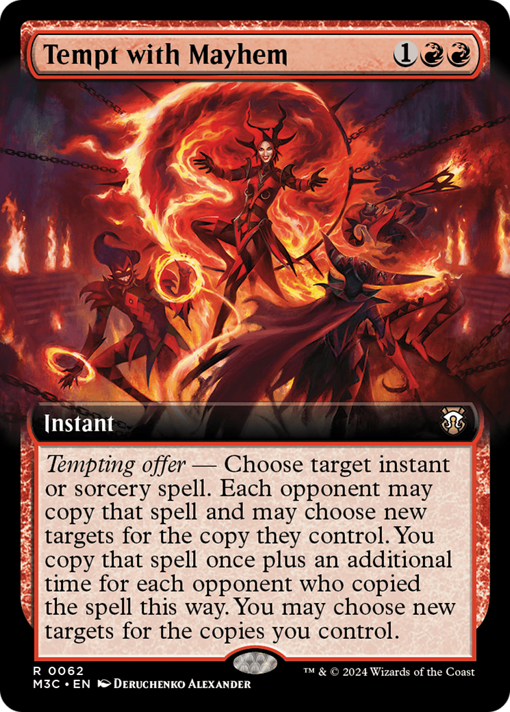 Tempt with Mayhem (Extended Art) [Modern Horizons 3 Commander] | Tacoma Games