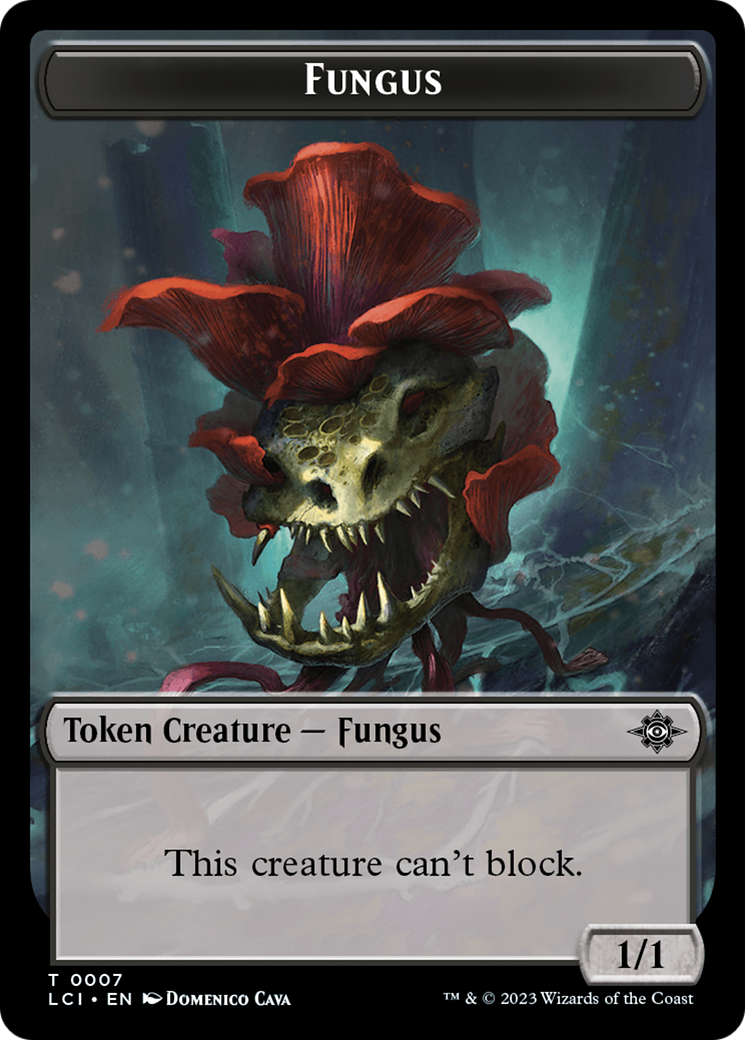 Gnome // Fungus Double-Sided Token [The Lost Caverns of Ixalan Tokens] | Tacoma Games