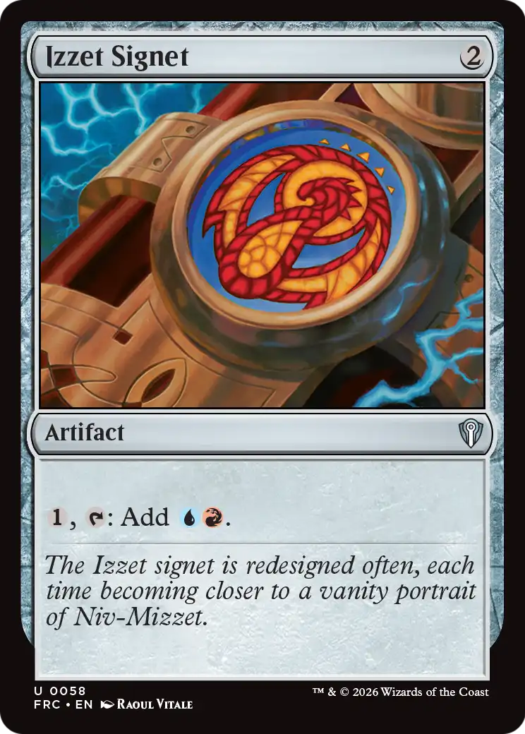Izzet Signet [Reality Fracture Commander] | Tacoma Games