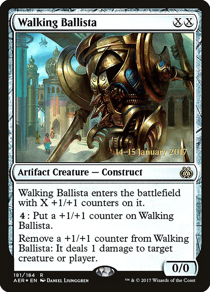 Walking Ballista [Aether Revolt Prerelease Promos] | Tacoma Games