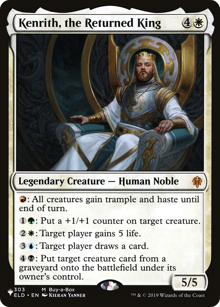 Kenrith, the Returned King [The List] | Tacoma Games