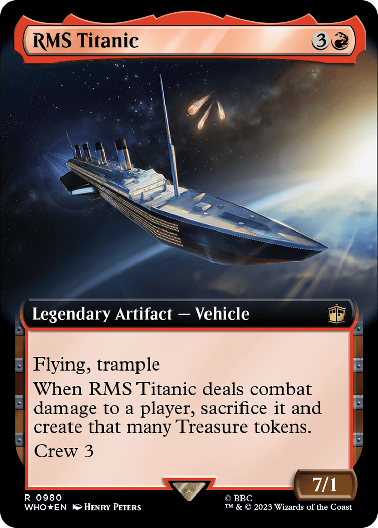 RMS Titanic (Extended Art) (Surge Foil) [Doctor Who] | Tacoma Games