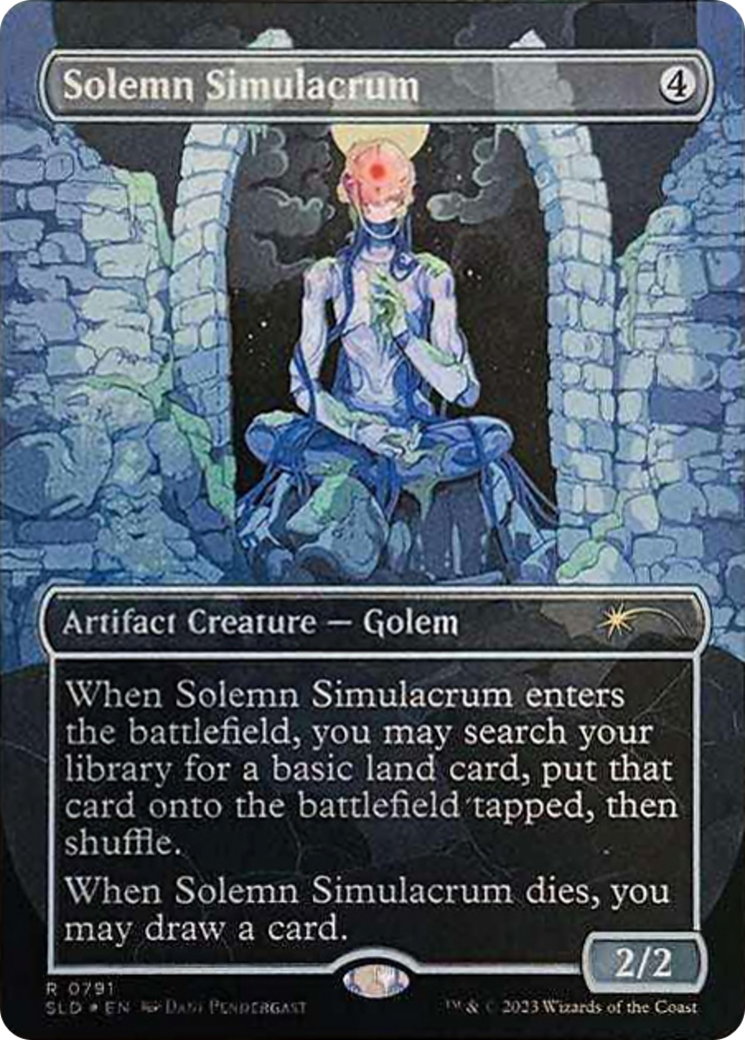 Solemn Simulacrum (0791) (Galaxy Foil) [Secret Lair Drop Series] | Tacoma Games