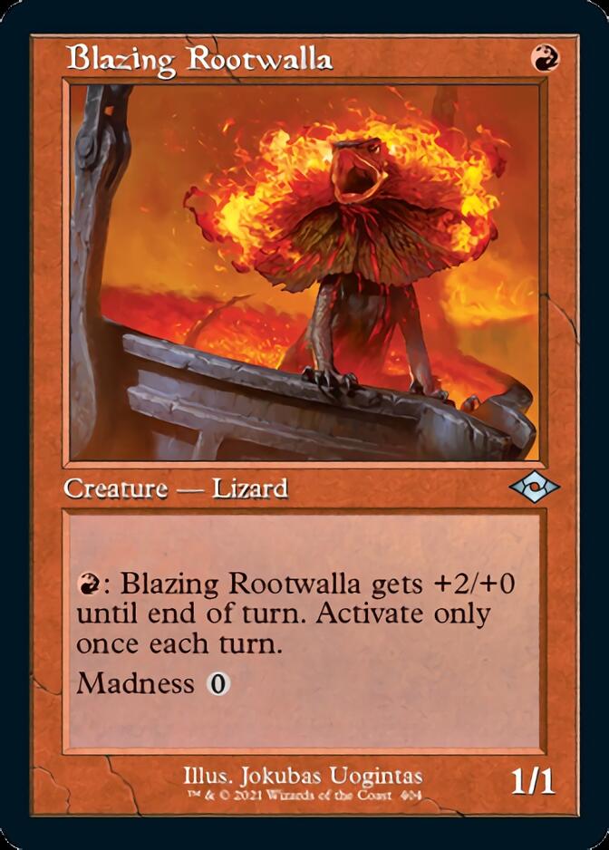 Blazing Rootwalla (Retro) [Modern Horizons 2] | Tacoma Games