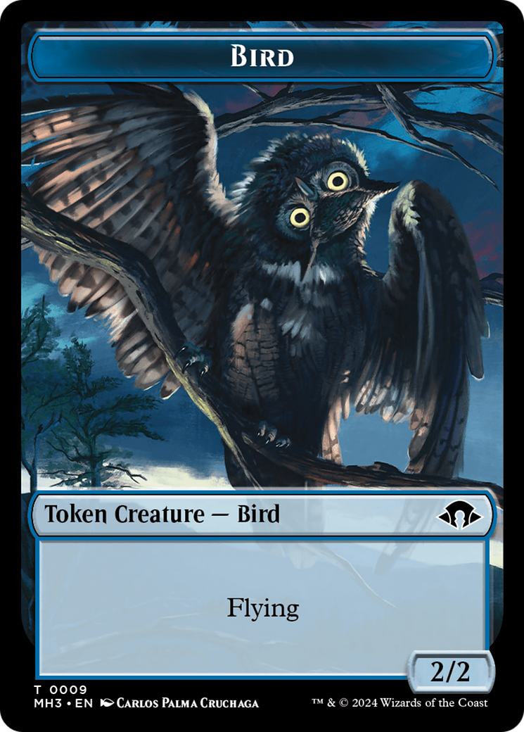 Servo // Bird Double-Sided Token [Modern Horizons 3 Tokens] | Tacoma Games