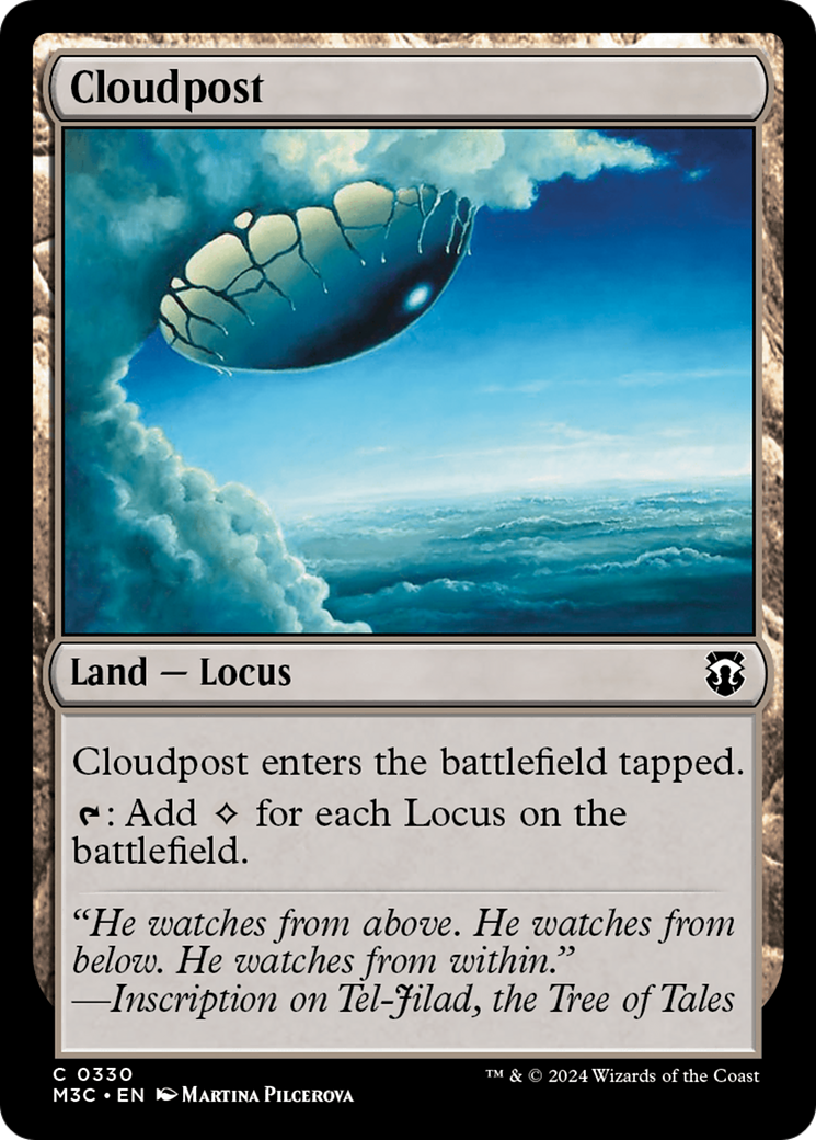 Cloudpost (Ripple Foil) [Modern Horizons 3 Commander] | Tacoma Games
