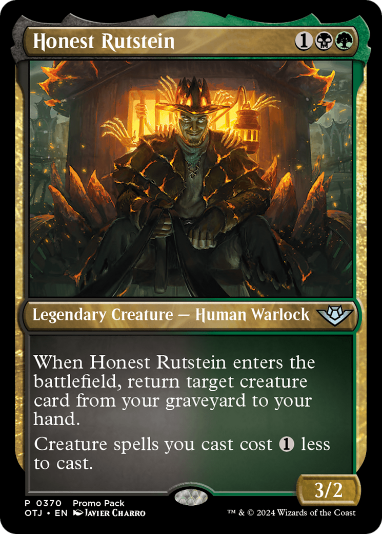 Honest Rutstein (Promo Pack) [Outlaws of Thunder Junction Promos] | Tacoma Games