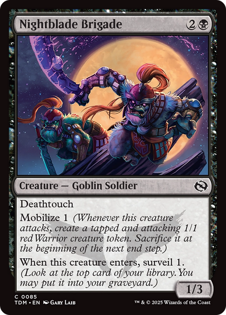 Nightblade Brigade [Tarkir: Dragonstorm] | Tacoma Games