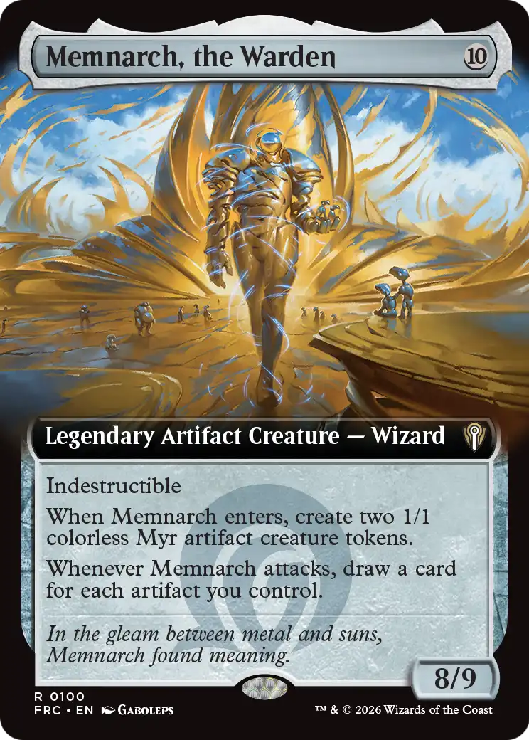 Memnarch, the Warden (Extended Art) [Reality Fracture Commander] | Tacoma Games