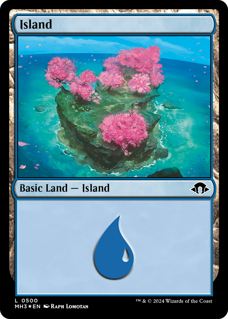 Island (0500) (Ripple Foil) [Modern Horizons 3] | Tacoma Games