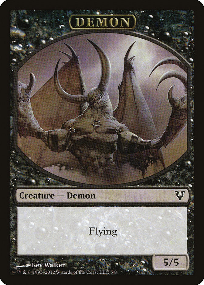 Demon Token [Avacyn Restored Tokens] | Tacoma Games