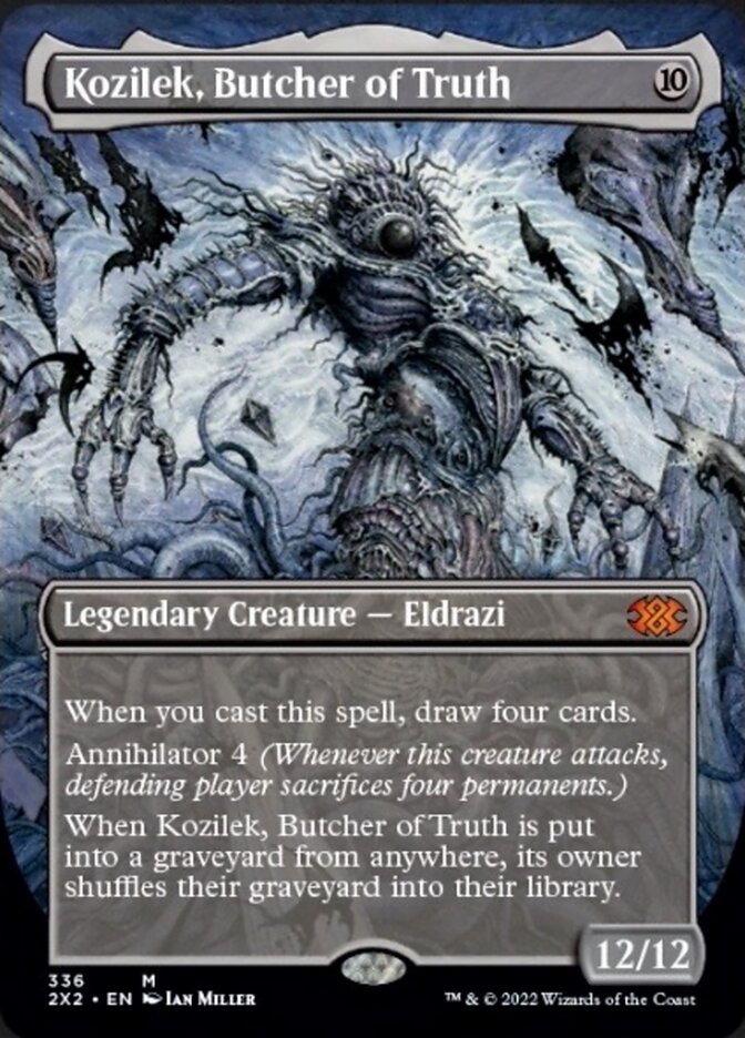 Kozilek, Butcher of Truth (Borderless Alternate Art) [Double Masters 2022] | Tacoma Games