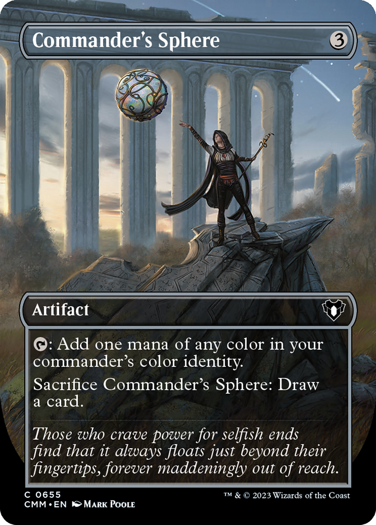 Commander's Sphere (Borderless Alternate Art) [Commander Masters] | Tacoma Games