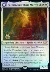 Katilda, Dawnhart Martyr // Katilda's Rising Dawn [Innistrad: Crimson Vow Prerelease Promos] | Tacoma Games