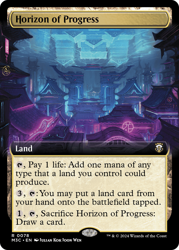 Horizon of Progress (Extended Art) [Modern Horizons 3 Commander] | Tacoma Games