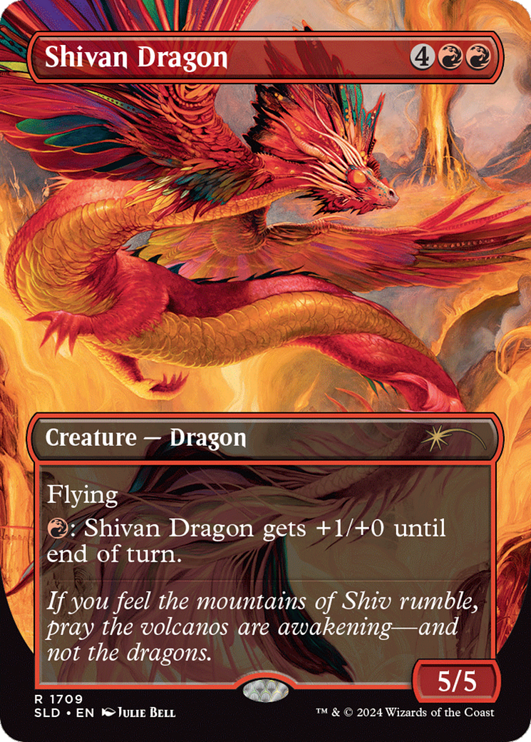 Shivan Dragon (Rainbow Foil) [Secret Lair Drop Series] | Tacoma Games