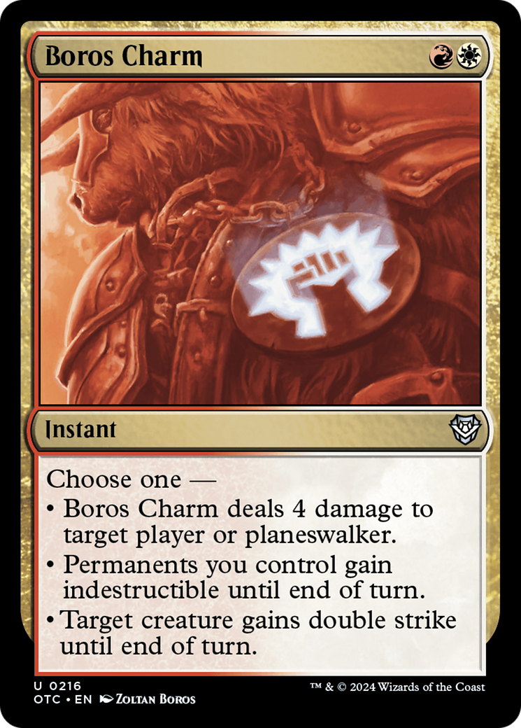 Boros Charm [Outlaws of Thunder Junction Commander] | Tacoma Games
