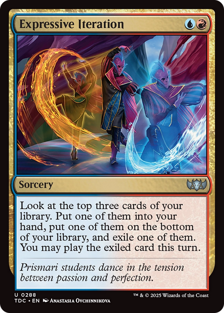 Expressive Iteration [Tarkir: Dragonstorm Commander] | Tacoma Games