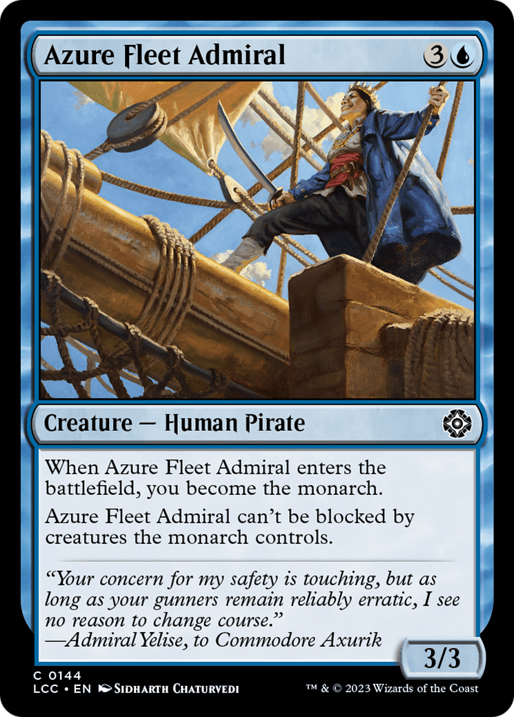 Azure Fleet Admiral [The Lost Caverns of Ixalan Commander] | Tacoma Games
