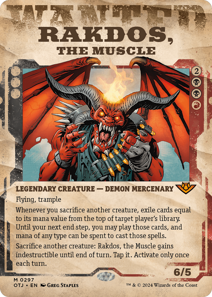 Rakdos, the Muscle (Showcase) [Outlaws of Thunder Junction] | Tacoma Games