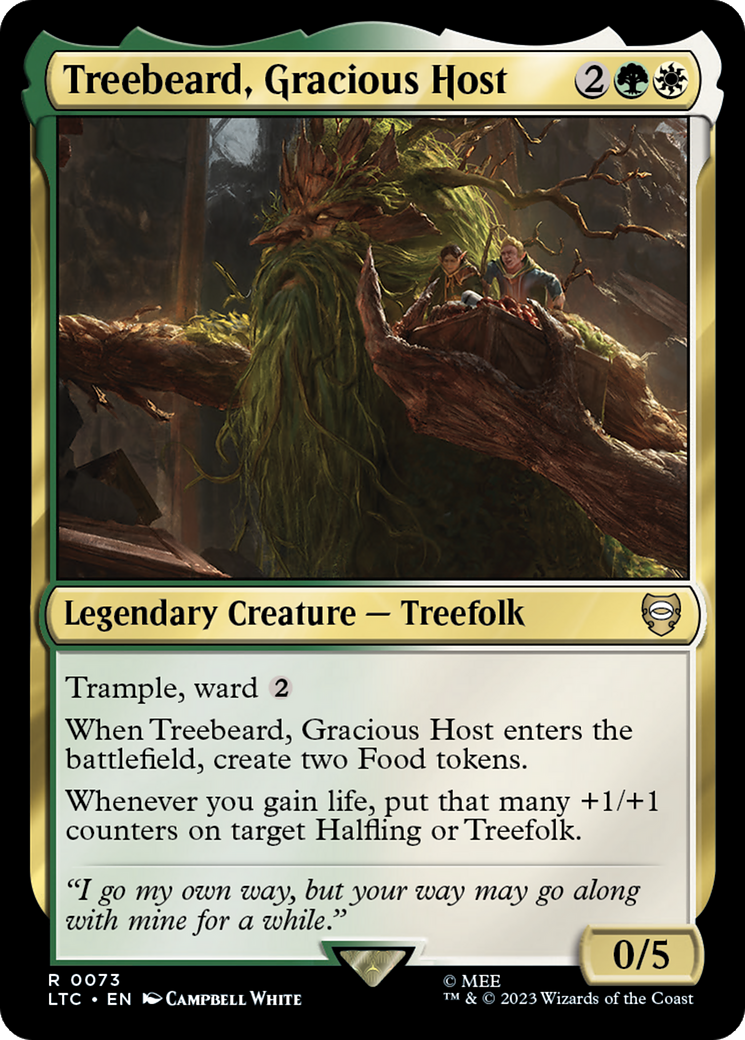 Treebeard, Gracious Host [The Lord of the Rings: Tales of Middle-Earth Commander] | Tacoma Games