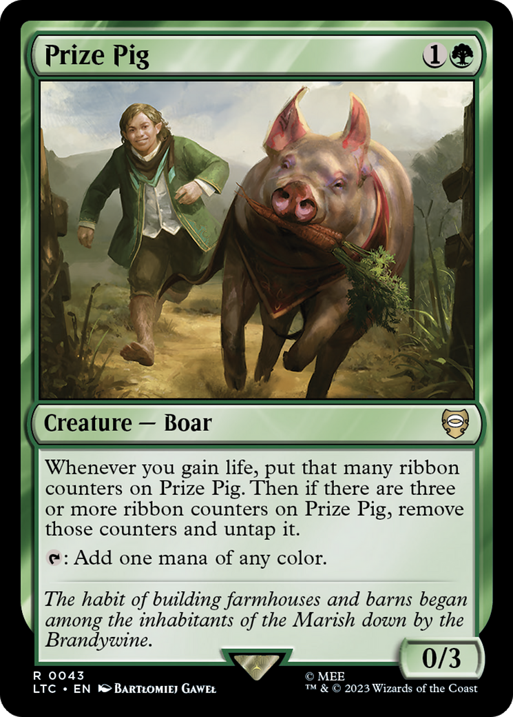 Prize Pig [The Lord of the Rings: Tales of Middle-Earth Commander] | Tacoma Games